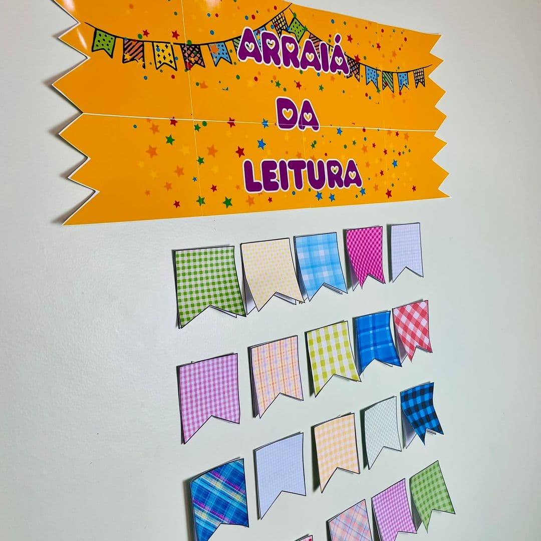 Arraiá da leitura - imagem