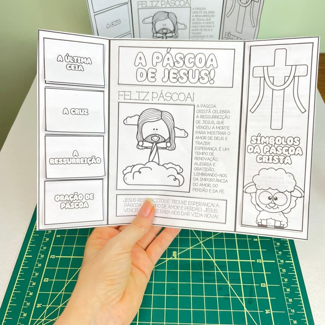 Imagem Lapbook Páscoa Cristã