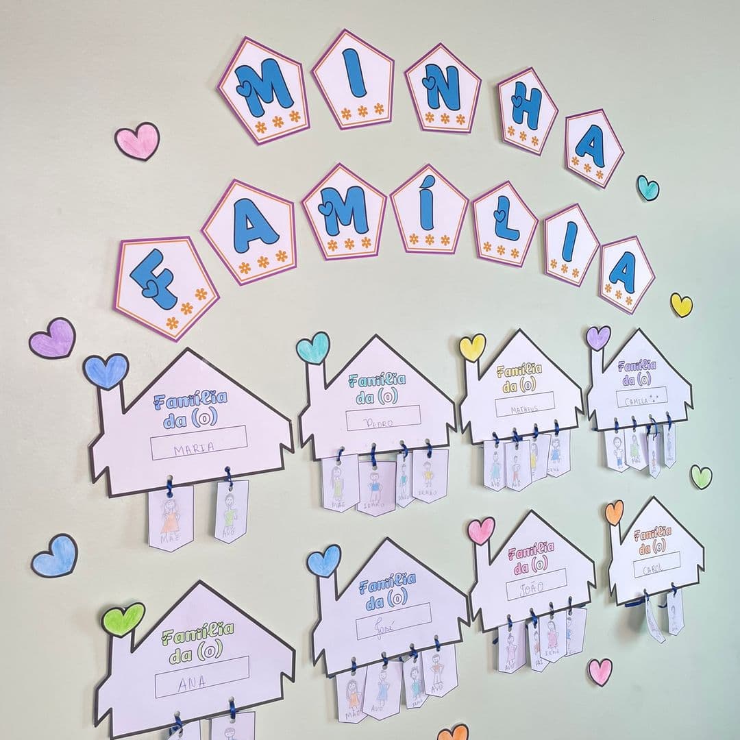 Imagem mural minha família