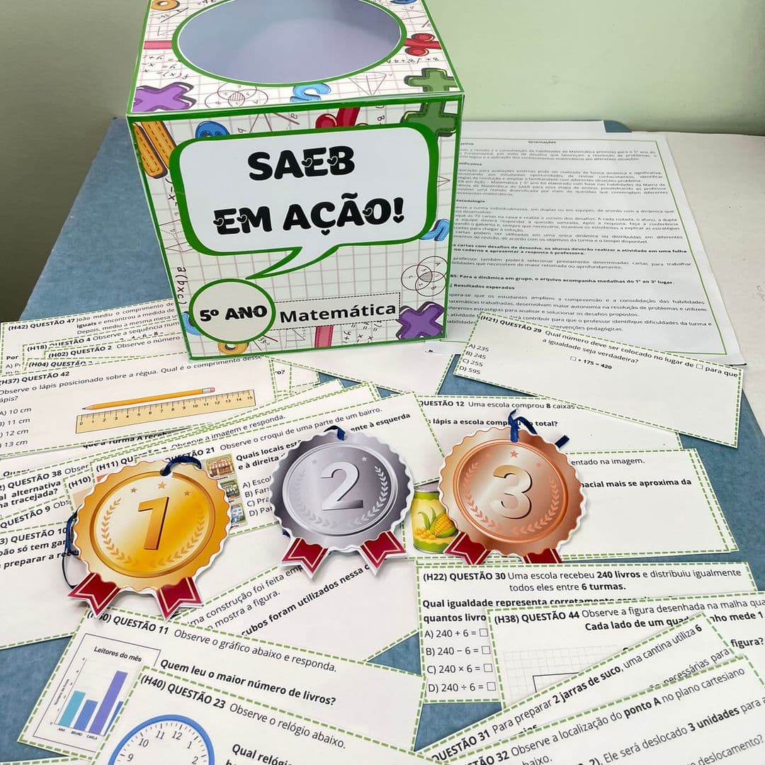 Imagem Saeb em ação 5º ano  matemática