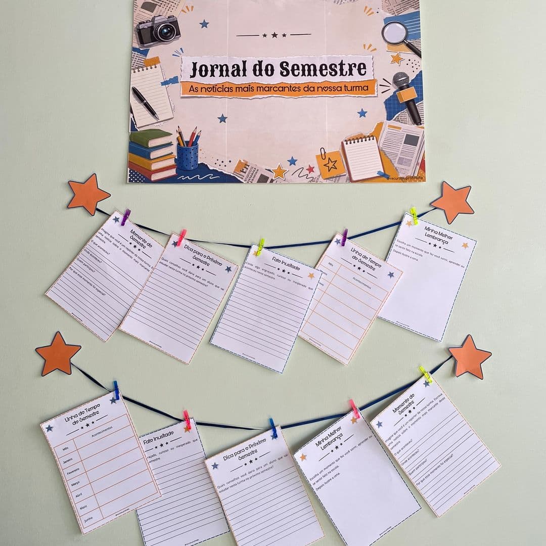 Imagem varal do semestre