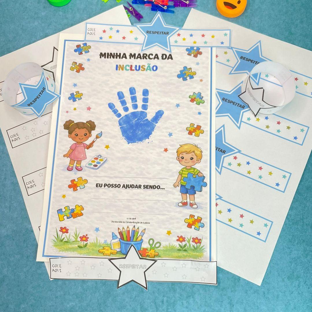 Imagem atividade interativa mãozinha da inclusão