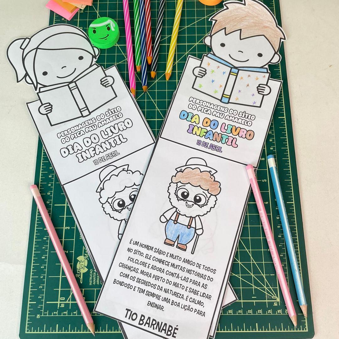 Imagem flipbook dia do livro infantil 