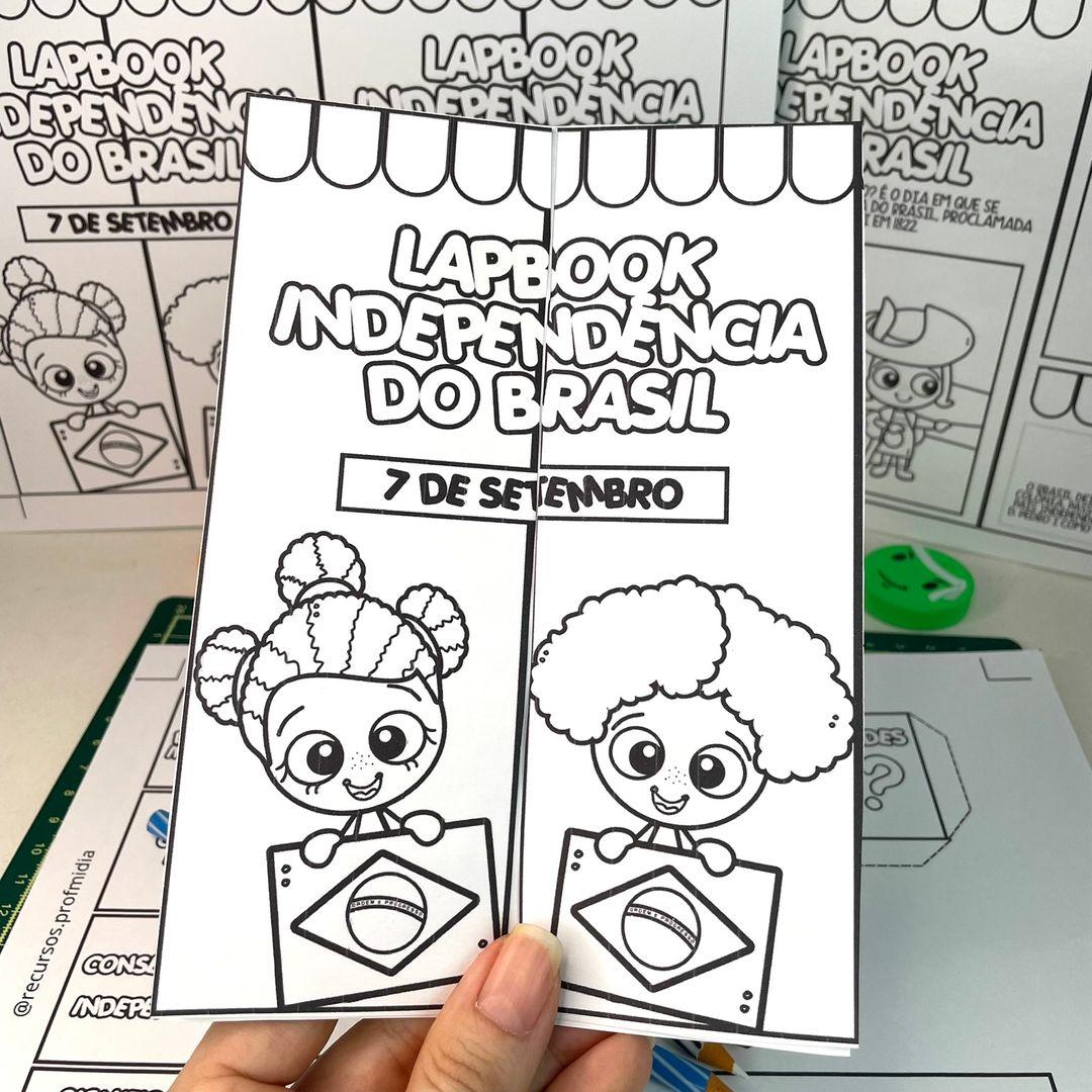 Imagem lapbook da independência