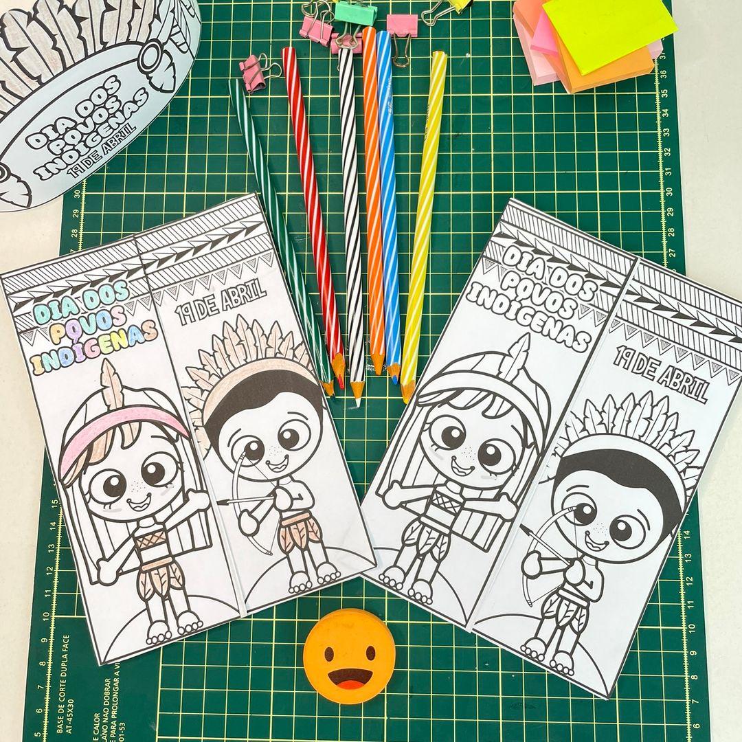 Imagem lapbook povos indígenas