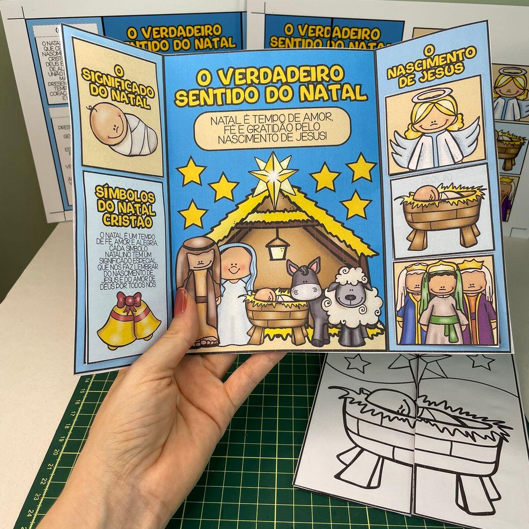 Imagem lapbook natal cristão